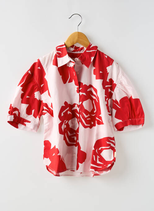 Cămașă roșu BELLEROSE fată