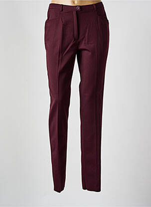Pantalon slim talie înaltă talie înaltă violet CHRISTIAN MARRY femeie