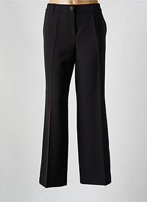 Pantalon evazat talie cu cleme talie înaltă negru BARILOCHE femeie