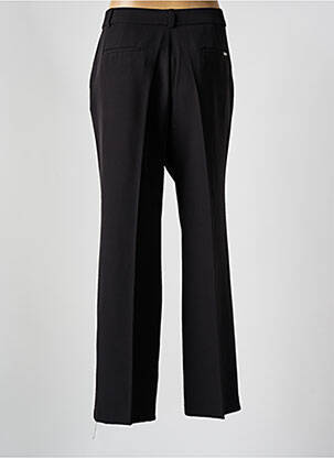 Pantalon evazat talie cu cleme talie înaltă negru BARILOCHE femeie