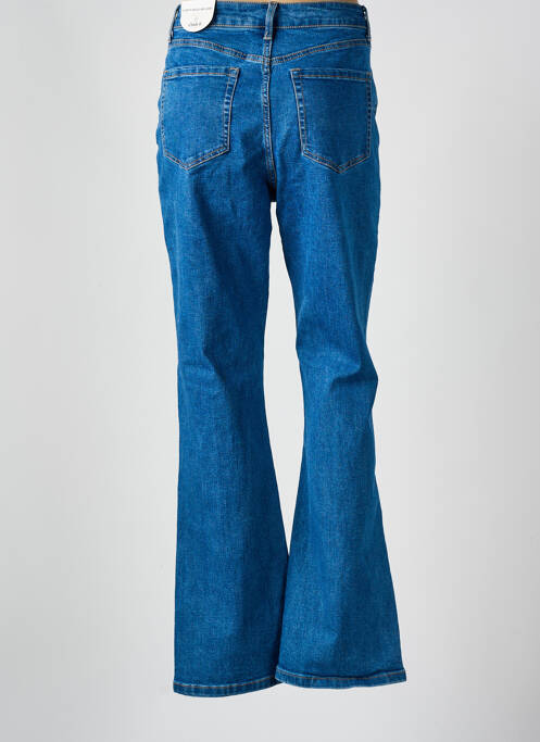 Blugi cu croială evazată albastru CINDY.H femeie