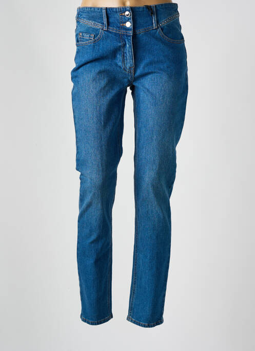 Blugi cu croială slim albastru JULIE GUERLANDE femeie