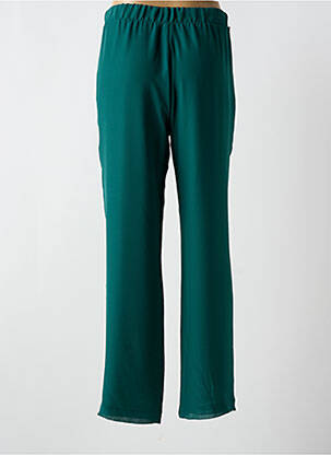 Pantalon drept țesătură crep mărime normală verde GALA BY ROSA GIMENO femeie