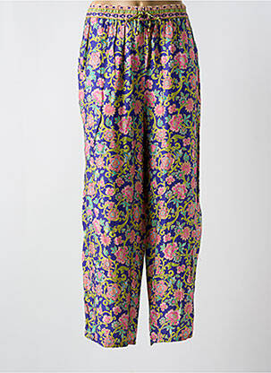 Pantalon larg albastru BARILOCHE femeie