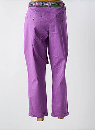 Pantalon 7/8 elasticitate mărime normală violet JULIE GUERLANDE femeie