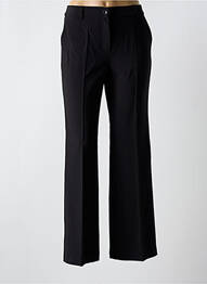 Pantalon drept țesătură crep mărime normală negru BARILOCHE femme