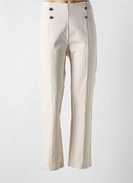 Pantalon drept elasticitate mărime normală bej ESTEL COLLECTION femme