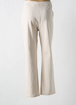 Pantalon drept elasticitate mărime normală bej ESTEL COLLECTION femeie