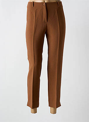 Pantalon 7/8 elasticitate mărime normală maro ESTEL COLLECTION femeie