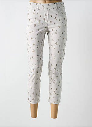 Pantalon 7/8 elasticitate mărime normală alb STARK femeie