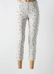 Pantalon 7/8 elasticitate mărime normală alb STARK femme