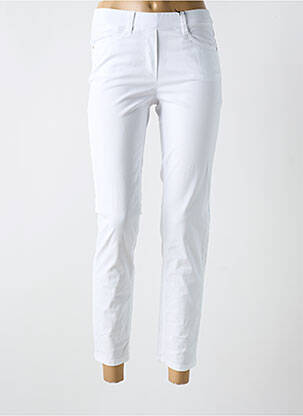 Pantalon 7/8 elasticitate mărime normală alb STARK femeie