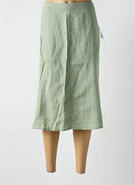 Fustă midi croială dreaptă verde BARBARA LEBEK femme