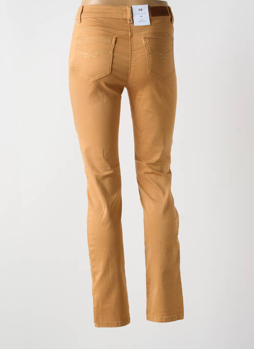 Pantalon slim maro JULIE GUERLANDE femeie