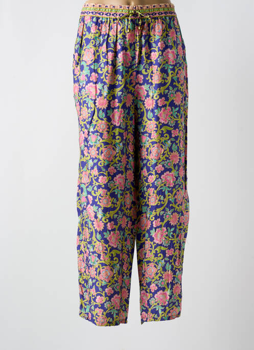 Pantalon larg albastru BARILOCHE femeie