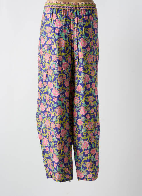 Pantalon larg albastru BARILOCHE femeie