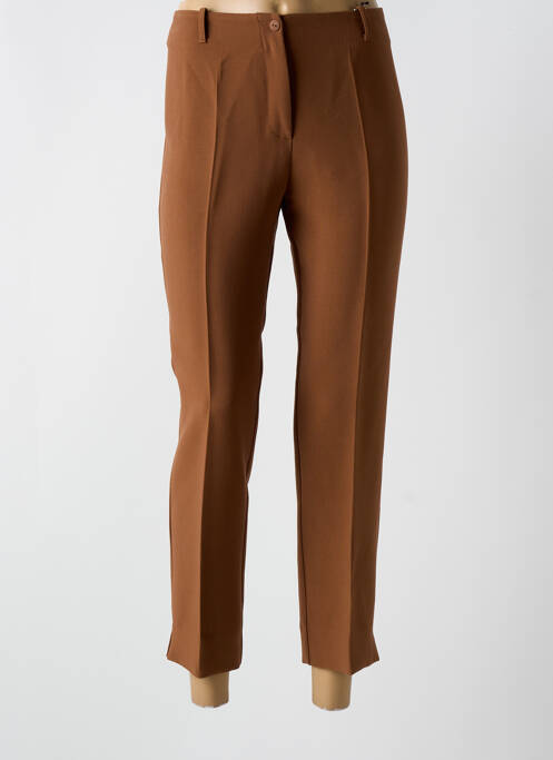 Pantalon 7/8 maro ESTEL COLLECTION femeie