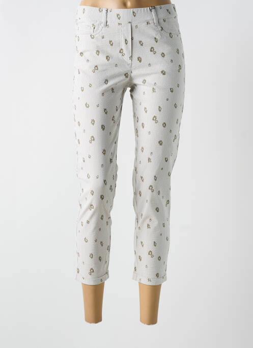 Pantalon 7/8 alb STARK femeie