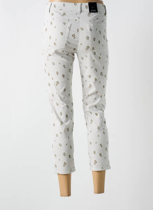 Pantalon 7/8 alb STARK femeie