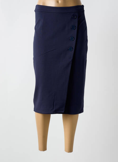 Fustă midi albastru BARBARA LEBEK femeie