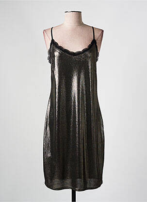 Rochie midi auriu ESPERANCE femeie