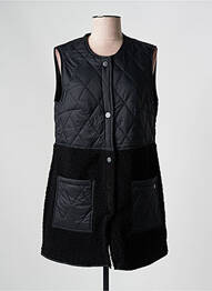 Jachete casual guler rotund negru BARBARA LEBEK femme