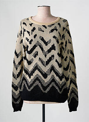 Pulover bej BARBARA LEBEK femeie