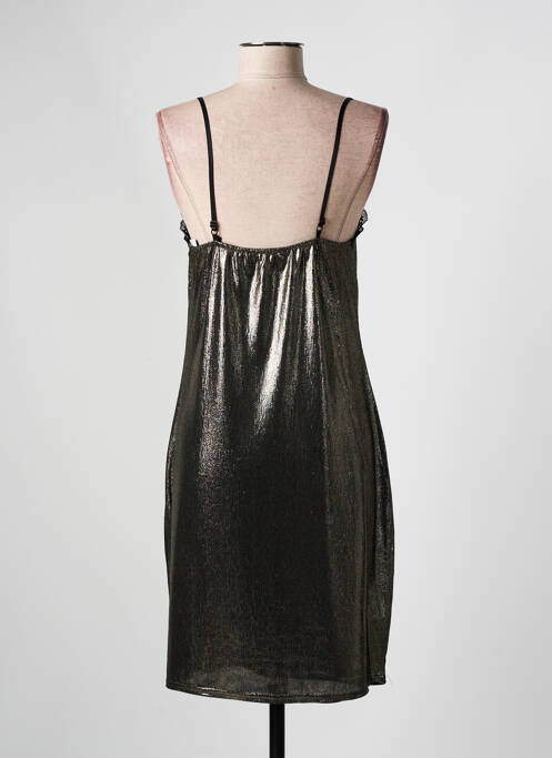 Rochie midi auriu ESPERANCE femeie