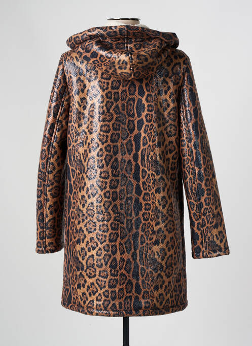 Palton lung maro ESTEL COLLECTION femeie