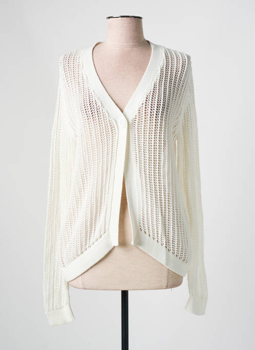 Vestă cu mâneci lungi alb BARBARA LEBEK femeie