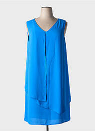 Rochie midi fără mâneci fără mâneci albastru BARILOCHE femme