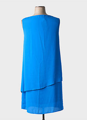 Rochie midi fără mâneci fără mâneci albastru BARILOCHE femeie