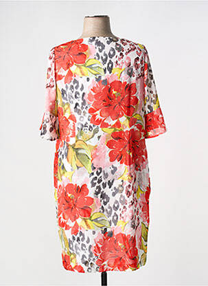 Rochie midi imprimeu fantezie mâneci scurte roșu GALA BY ROSA GIMENO femeie