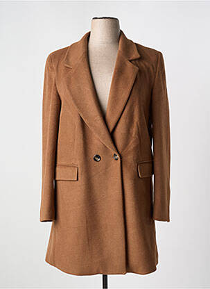 Palton lung maro TINTA femeie