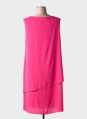 Rochie midi fără mâneci fără mâneci roz BARILOCHE femeie