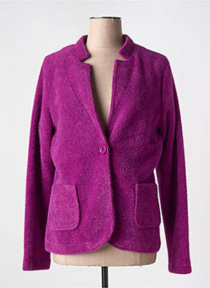 Jachete casual croială cambrată violet TINTA femeie