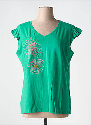 Tricou verde BARILOCHE femeie