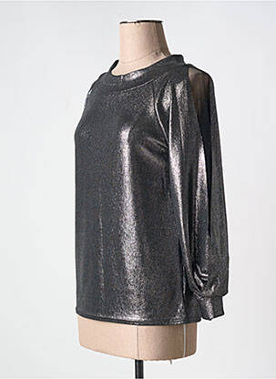 Top argintiu ESPERANCE femeie