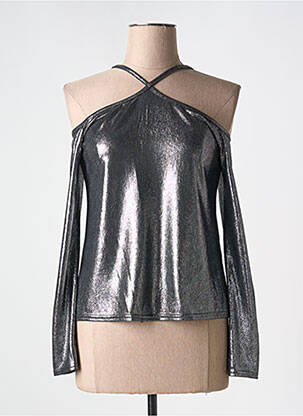 Top argintiu ESPERANCE femeie