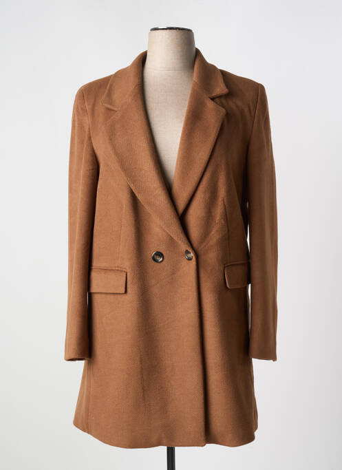 Palton lung maro TINTA femeie