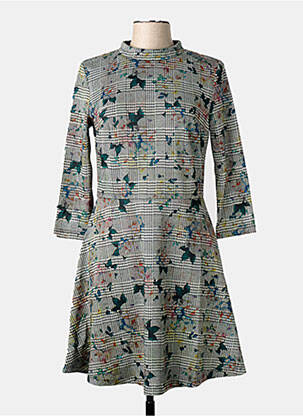 Rochie midi mâneci 3/4 mâneci 3/4 negru LA FIANCEE DU MEKONG femeie