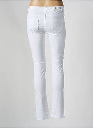 Pantalon slim elasticitate mărime normală alb KY CREATION femeie