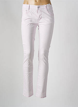 Pantalon slim elasticitate mărime normală violet KY CREATION femeie