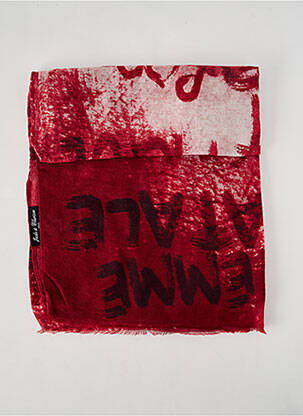 Eșarfă roșu JADE & CLARISSE femeie