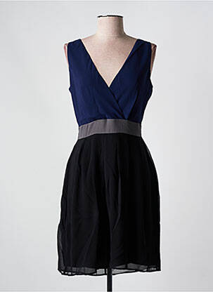 Rochie midi croială fluidă fără mâneci negru SUD EXPRESS femeie