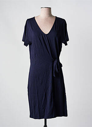 Rochie midi mâneci scurte mâneci scurte albastru NICE THINGS femeie