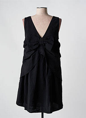 Rochie scurtă fără mâneci fără mâneci negru SEE U SOON femeie