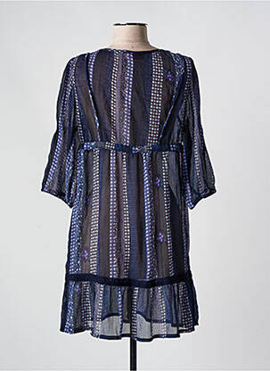 Rochie midi croială fluidă mâneci 3/4 albastru STREET ONE femeie