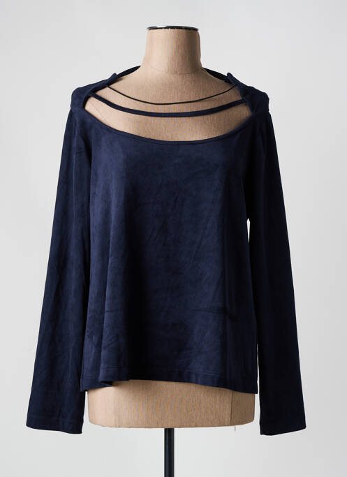 Top albastru AKELA KEY femeie