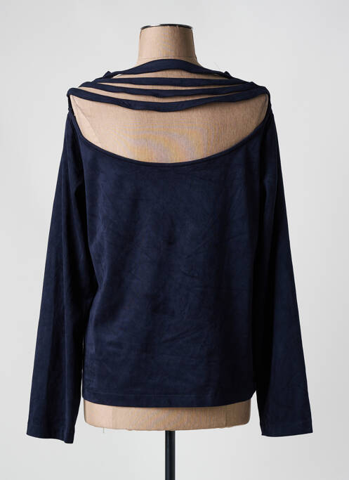 Top albastru AKELA KEY femeie